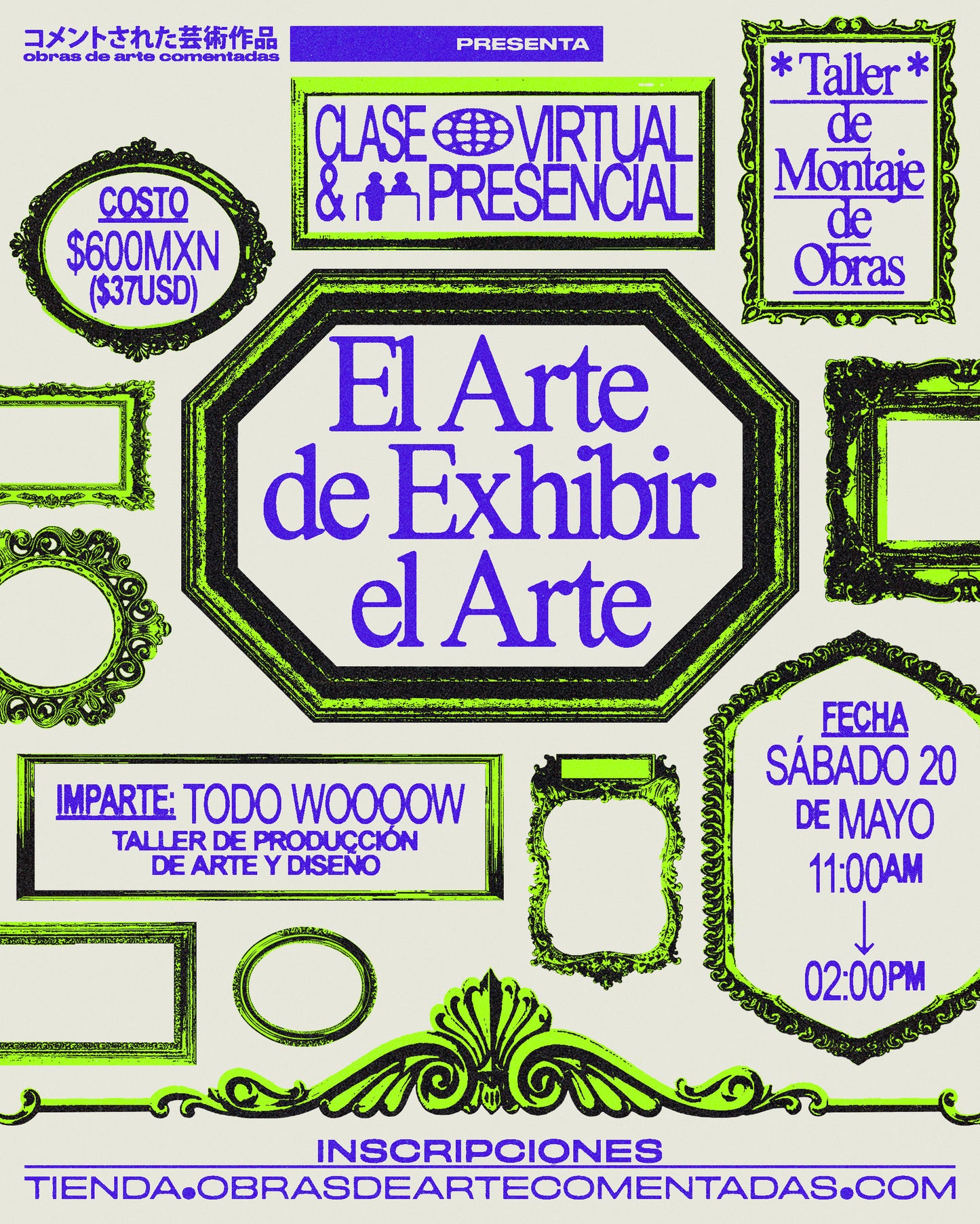 Taller de montaje de obras de arte