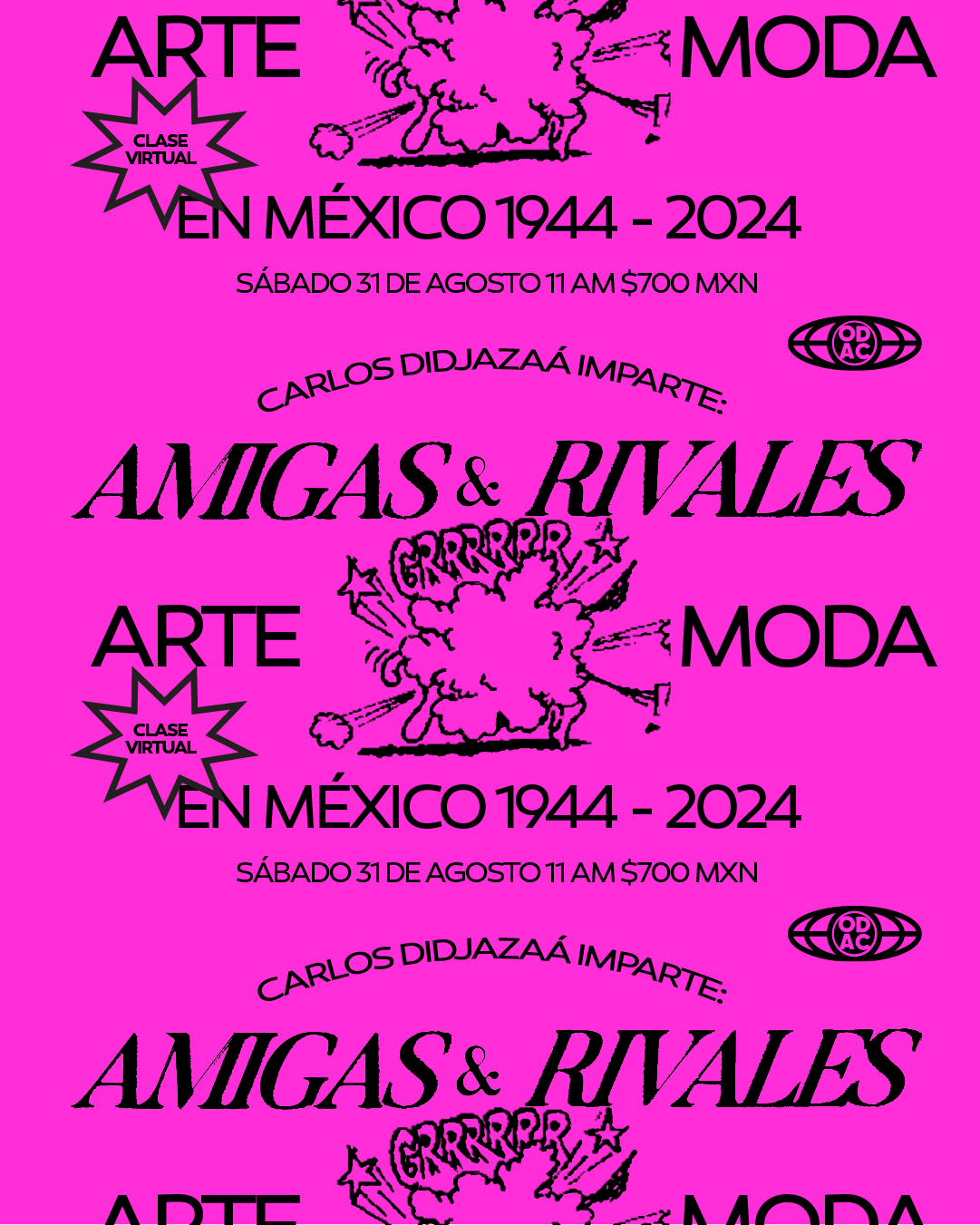 Amigas y Rivales: la rara relación entre Arte y Moda en México, 1944-2024